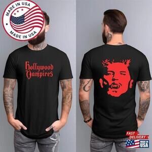 Hollywood Vampires Were You There House 2 Sided Rock T-Shirt